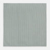 View 3 of product The Turnbull & Asser Melon Green Halo Stripe Hand-Rolled Handkerchief is a rectangular white cloth with evenly spaced vertical melon green stripes and hand-rolled edges, shown flat on a white background.