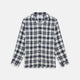 A Green Multi Check Linen Holiday Fit Winnington Shirt by Turnbull & Asser, featuring a check pattern and revere collar, displayed flat on a white background.
