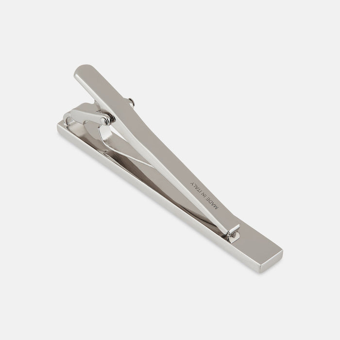 Navy Patterned Tie Bar Image 1