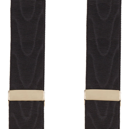 Black Adjustable Formal Braces Image 1