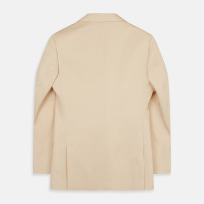 Beige Cotton Barrington Blazer Image 5