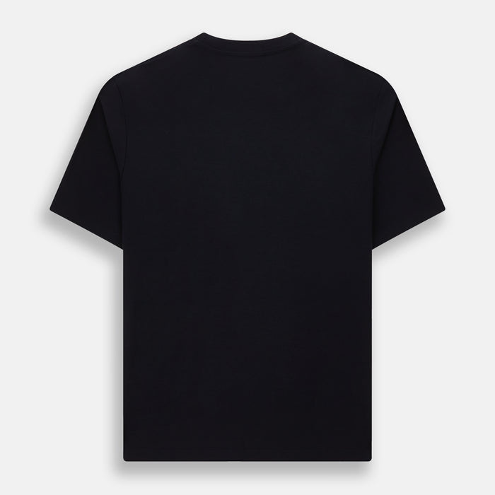 Navy Short-sleeve Fitted T-Shirt Image 2