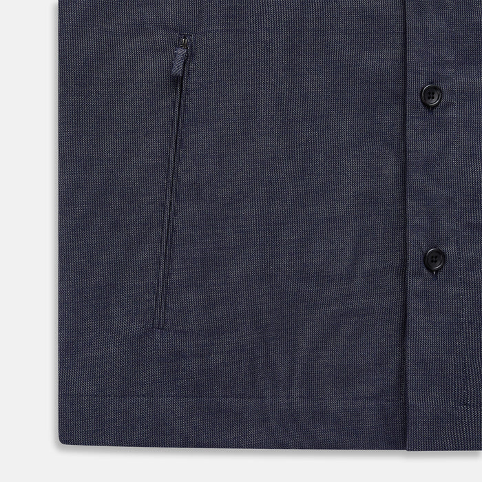 Navy Hampstead Overshirt Image 6