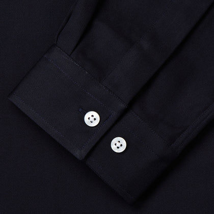 Navy Cotton Holiday Fit Winnington Shirt Image 2