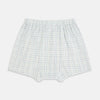 View 2 of product The Forest Green Grid Check Godfrey Boxer Shorts by Turnbull & Asser feature Italian cotton, an elastic waistband, and a green grid check pattern—laid flat on a white background for an elegant touch of everyday luxury.