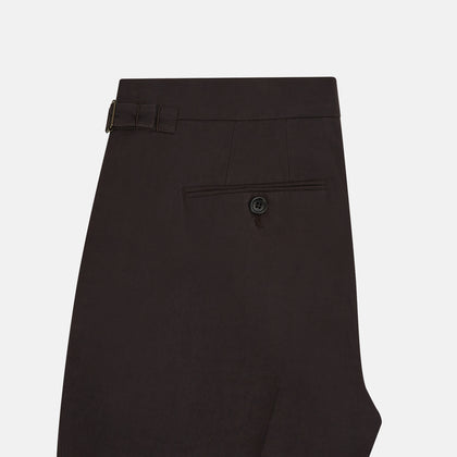 Brown Linen Henry Trousers Image 12