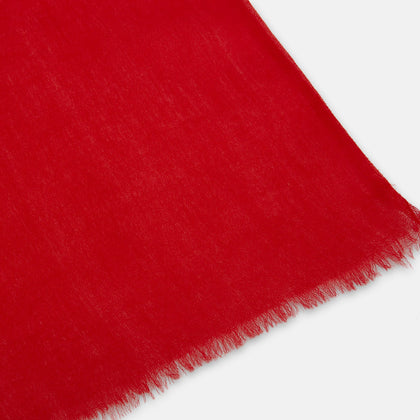 Red Cashmere Scarf Image 1