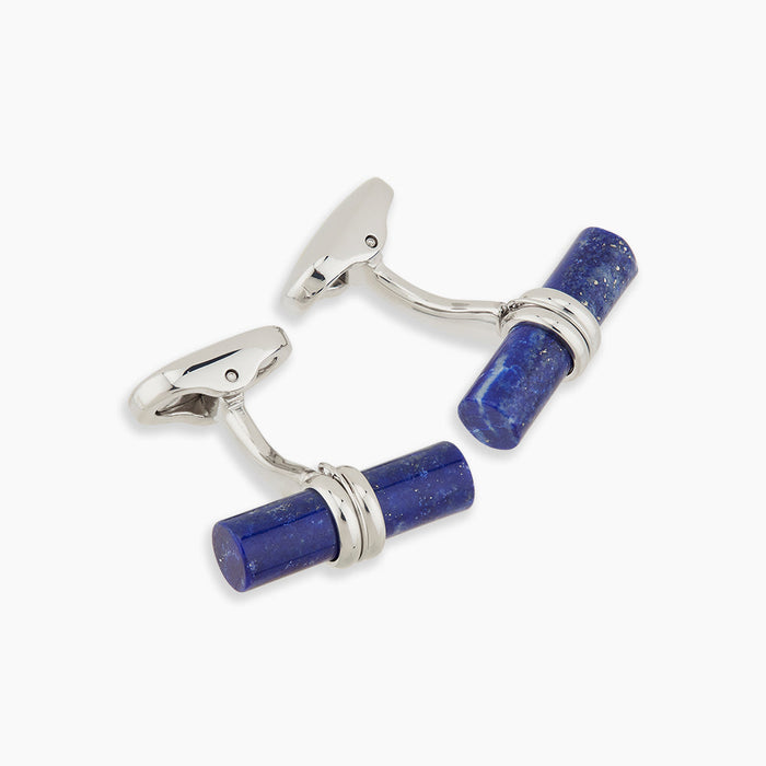 Lapis Lazuli Handlebar Cufflinks Image 3