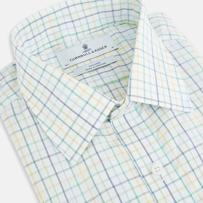 Multi Tone Double Grid Check Mayfair Shirt Image 1