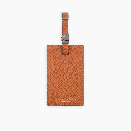 Brown Leather Luggage Tag Image 2