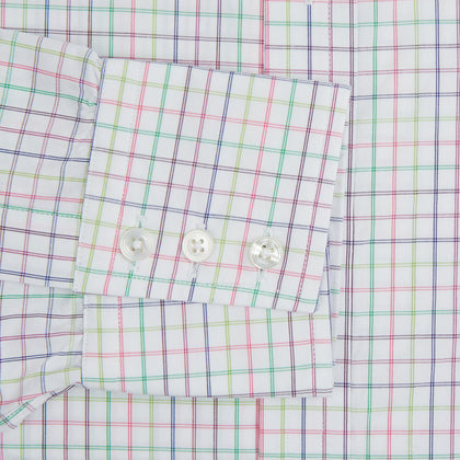 Multicoloured Double Grid Check Mayfair Shirt Image 2