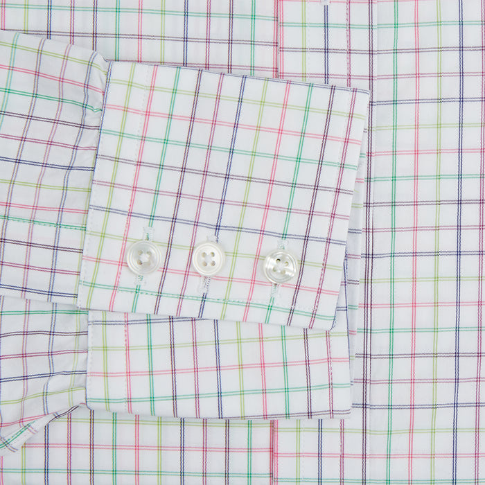 Multicoloured Double Grid Check Mayfair Shirt Image 2