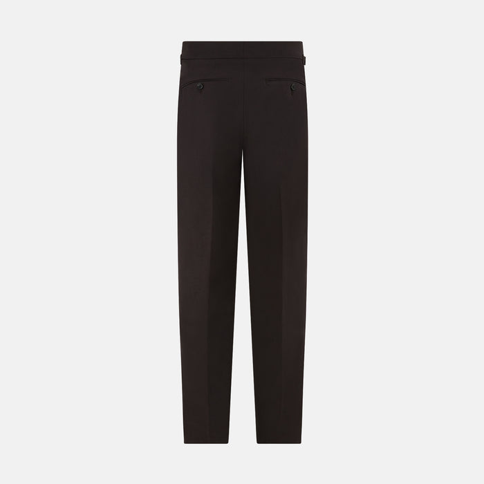 Brown Linen Henry Trousers Image 2