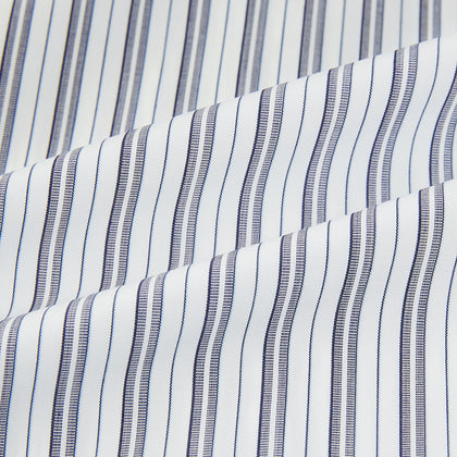 Navy Multi Stripe Mayfair Shirt Image 5