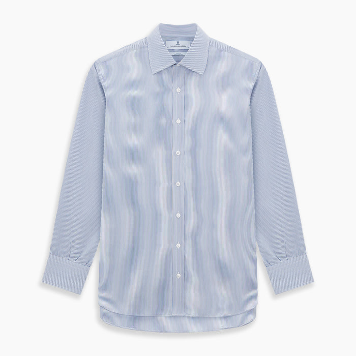 Pale Blue Pinstripe Mayfair Shirt Image 6
