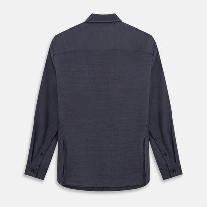 Navy Hampstead Overshirt Image 2