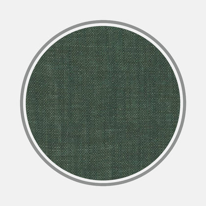 Forest Green Linen Fabric