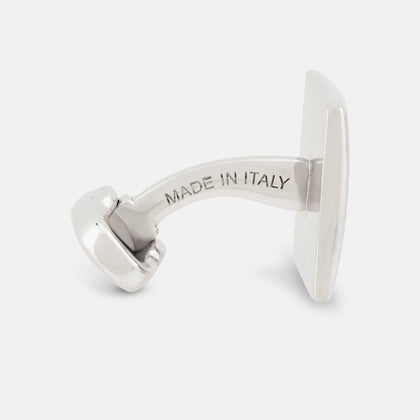 Blue Floral Square Cufflinks Image 1