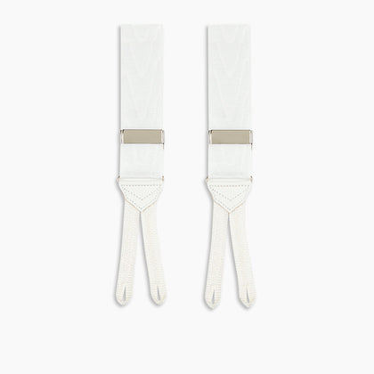 White Adjustable Formal Braces Image 2