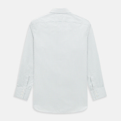 Turquoise and Red Multi Check Westminster Shirt Image 2