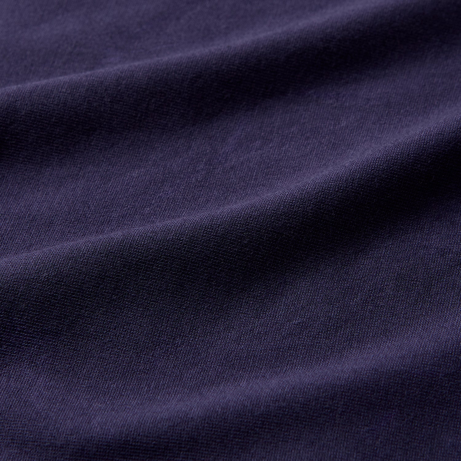 View 3 of product The Turnbull & Asser Navy Davey Cotton T-Shirt is a short-sleeve crew neck in solid dark blue, crafted from fine-gauge jersey and shown flat against a white background.