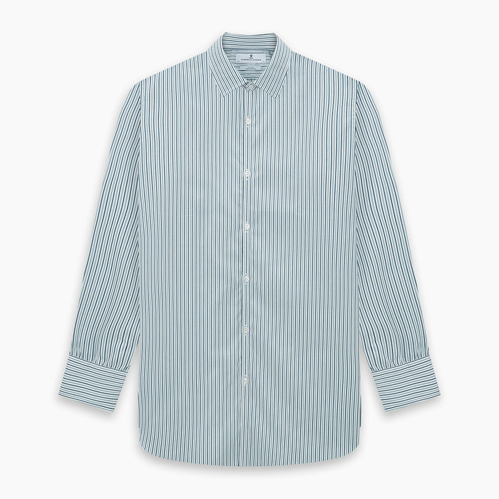 GREEN DOUBLE STRIPE WESTMINSTER SHIRT Image 8