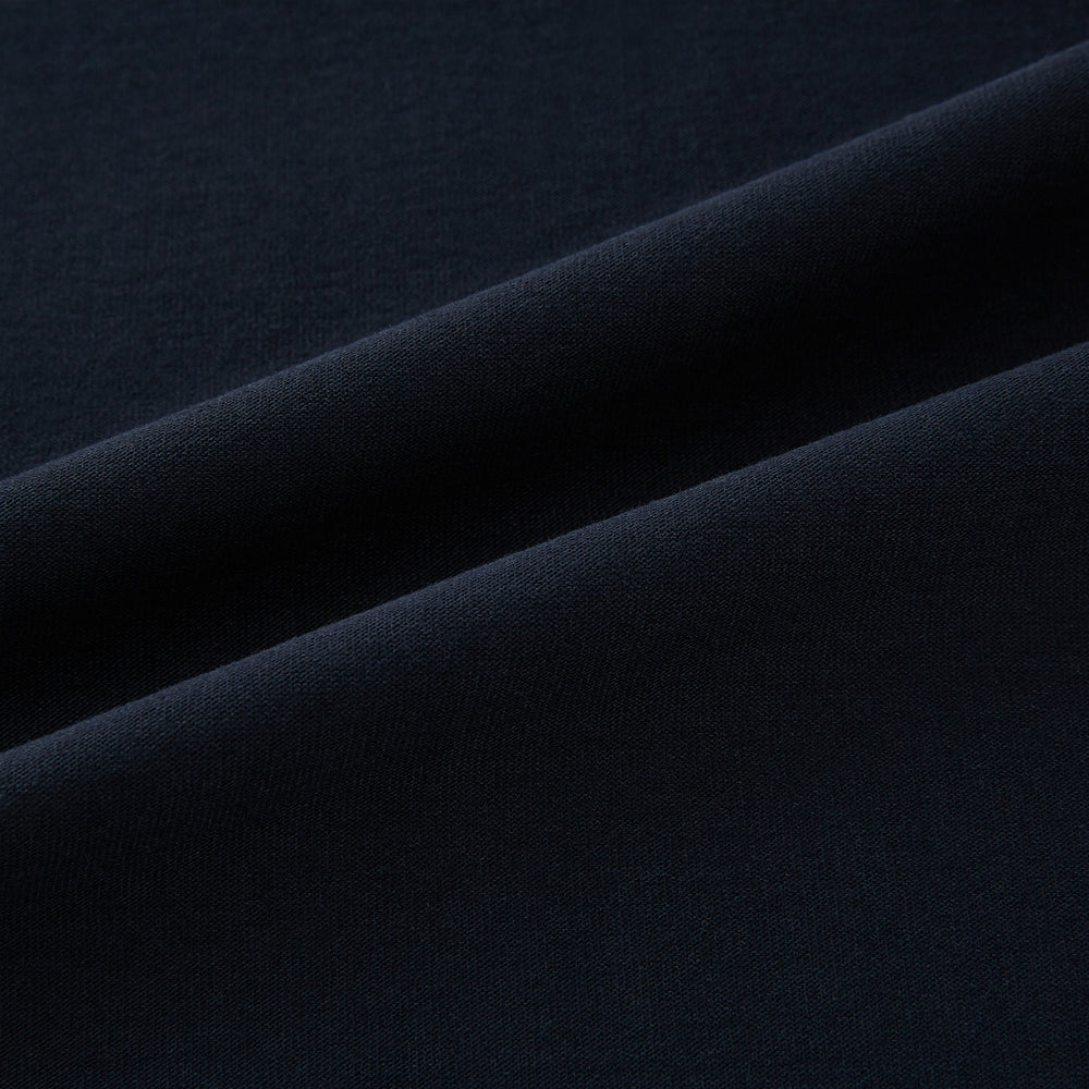 A plain navy long-sleeve crewneck by Turnbull & Asser is displayed on a white background, featuring a simple, classic design with no visible logos or patterns.