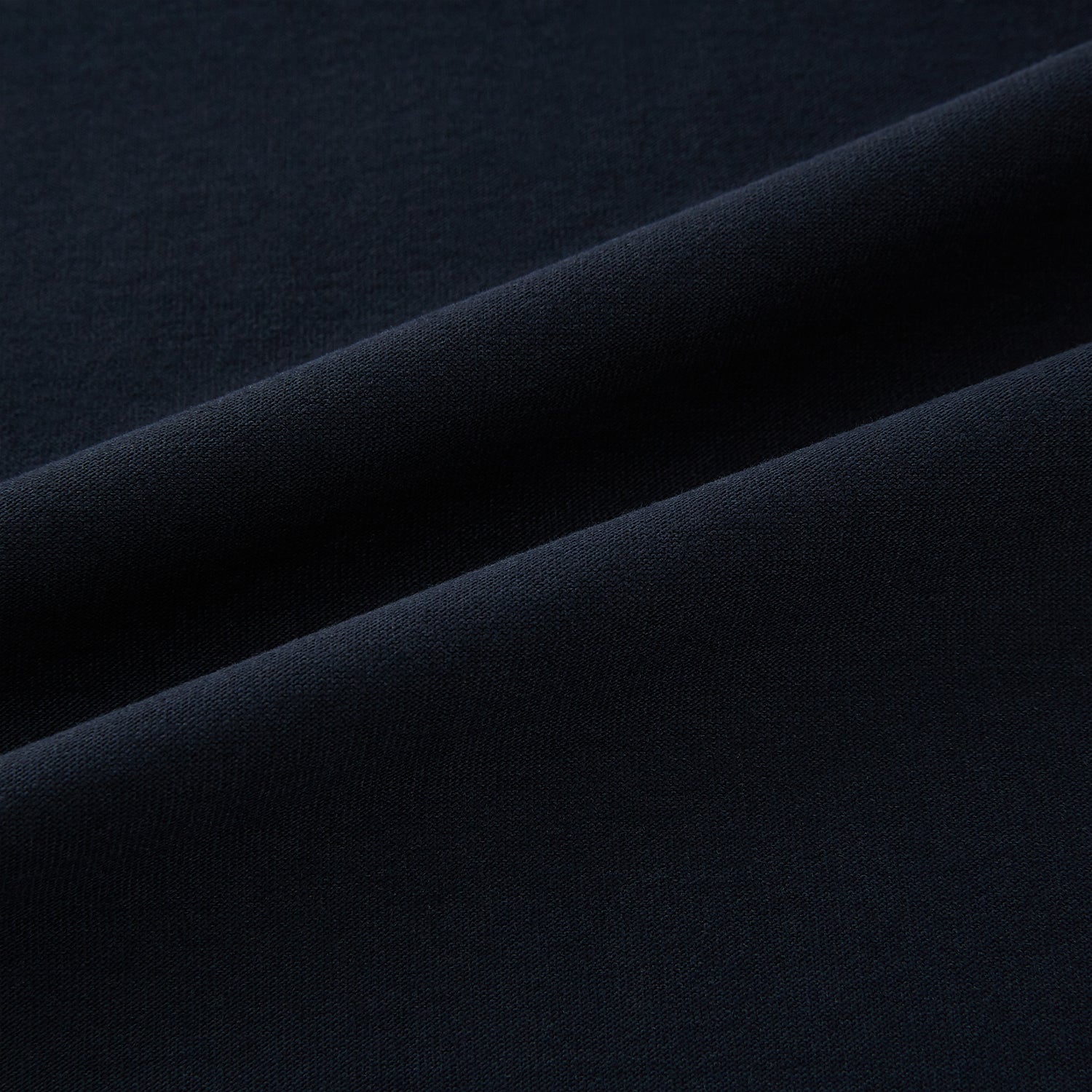View 6 of product A plain navy long-sleeve crewneck by Turnbull & Asser is displayed on a white background, featuring a simple, classic design with no visible logos or patterns.