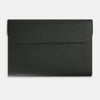 View 1 of product A stylish, forest green leather snap-fasten pouch by Turnbull & Asser is pictured against a plain white background.