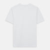 View 3 of product The White Davey Cotton T-Shirt by Turnbull & Asser is a plain white, fine-gauge jersey crew neck with short sleeves and a small neck tag, made in the UK and shown on a white background with no logos or designs.