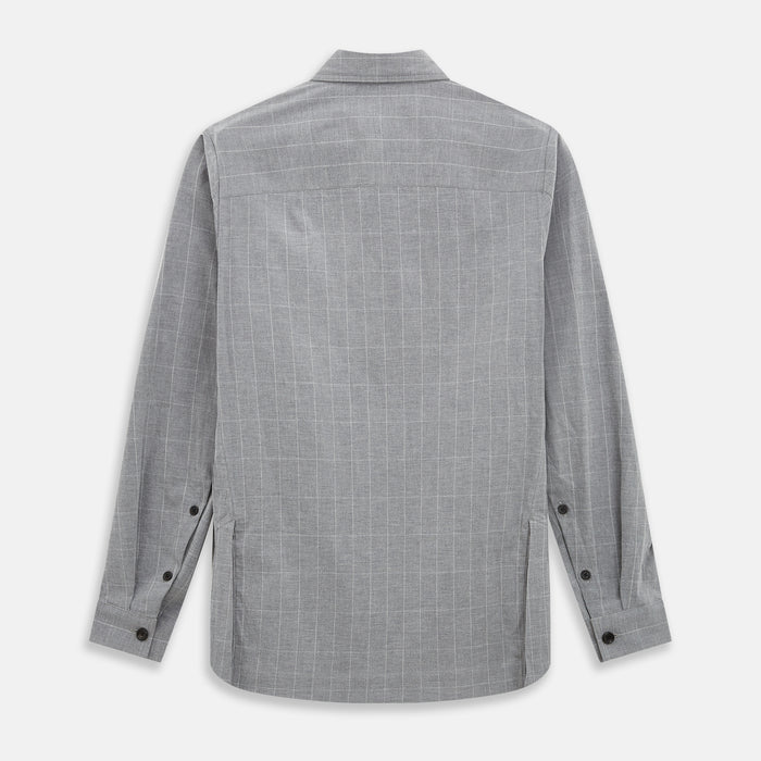 Grey Check Hampstead Overshirt Image 2