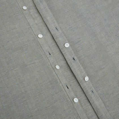 Flint Grey Linen Westminster Shirt Image 6