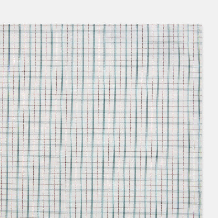 Green Multi Graph Check Hand-Rolled Handkerchief Image 1