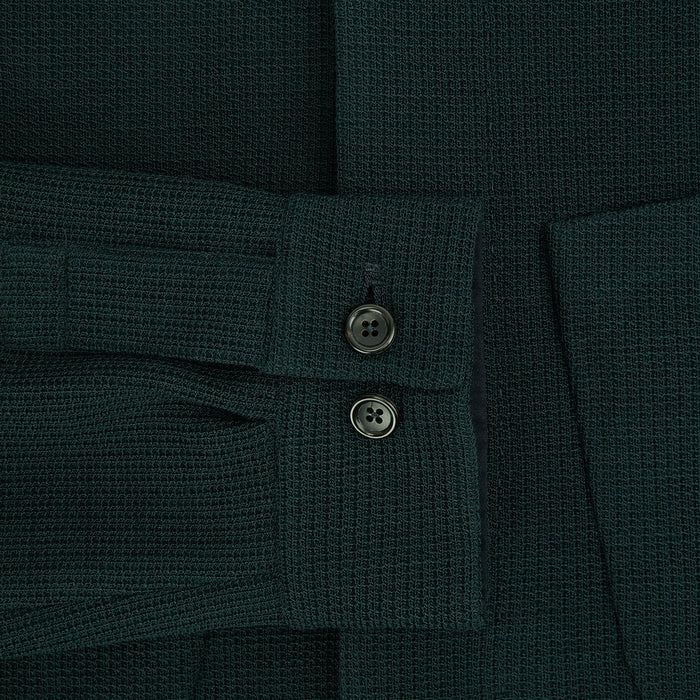 Forest Green Greenwich Knitted Overshirt Image 3