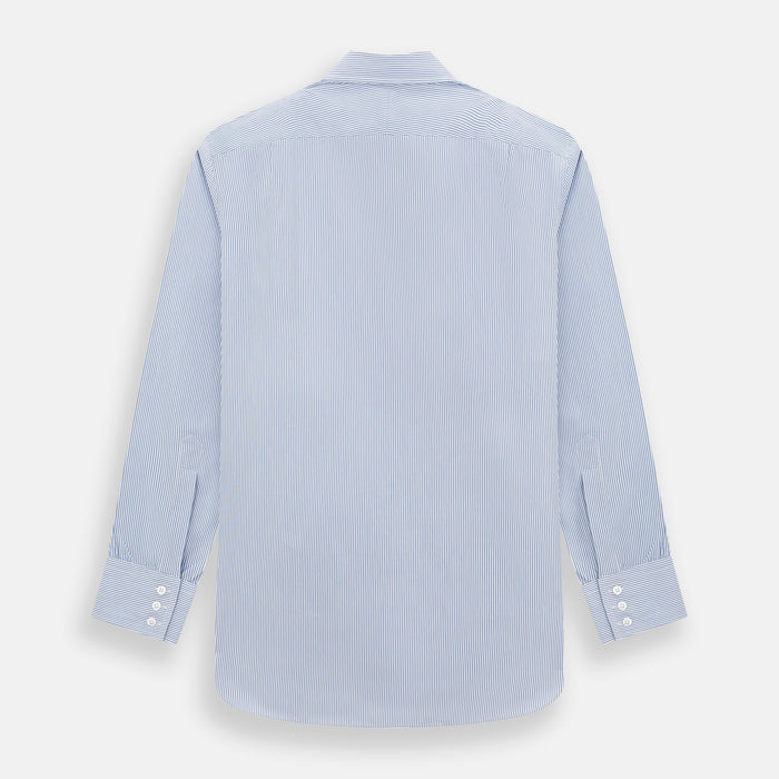 Pale Blue Pinstripe Mayfair Shirt Image 2