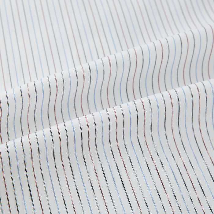 Red and Blue Double Pinstripe Mayfair Shirt Image 5