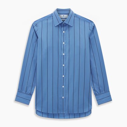 Colony Blue Track Stripe Mayfair Shirt Image 6
