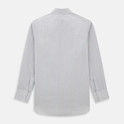 Sky Blue Multi Graph Check Shirt Image 2