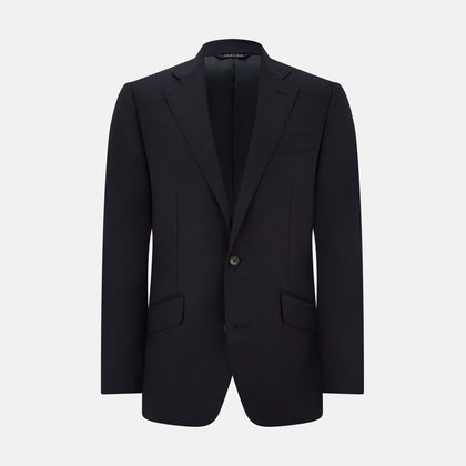 Short Navy Single Breasted Suit Image 2