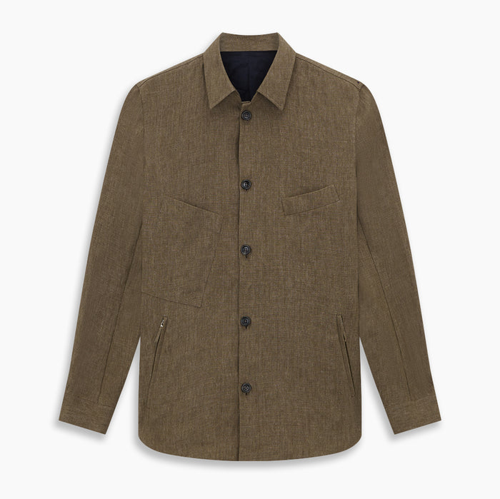 Pine Cone Linen Holland Shacket Image 5