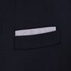 View 2 of product The Lilac Cotton-Blend Handkerchief by Turnbull & Asser is neatly folded with a corner flipped over, exposing the hand-rolled edges, and displayed against a white background.