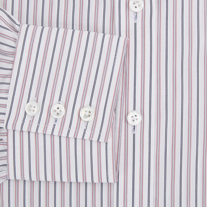 Red Multi Stripe Mayfair Shirt Image 3