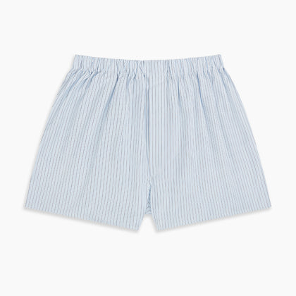 Blue Stripe Godfrey Boxer Shorts Image 2