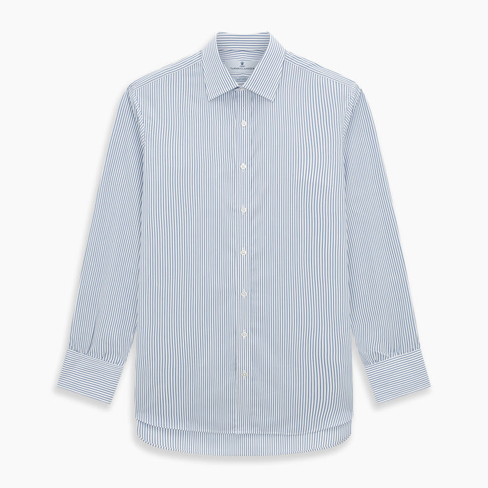 Blue Shadow Stripe Mayfair Shirt Image 6