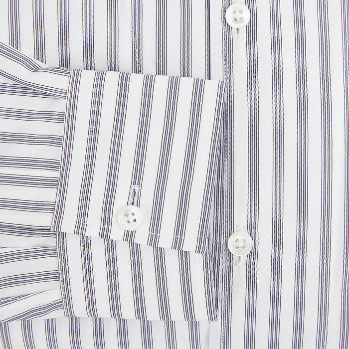 Purple Multi Stripe Quarzo Nightshirt Image 3