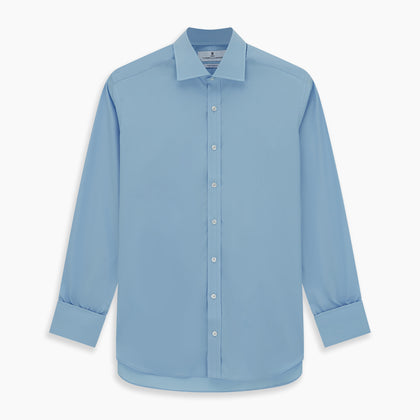 Dr. No Blue Cotton Shirt With Cocktail Cuff As Seen On James Bond Image 5