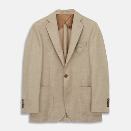 Beige Wool, Silk and Cashmere Bern Jacket Image 1