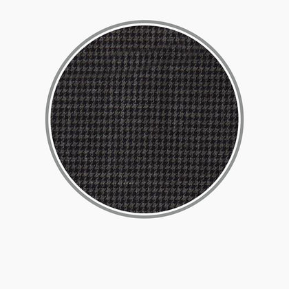 Black Check Cotton Fabric Image 2