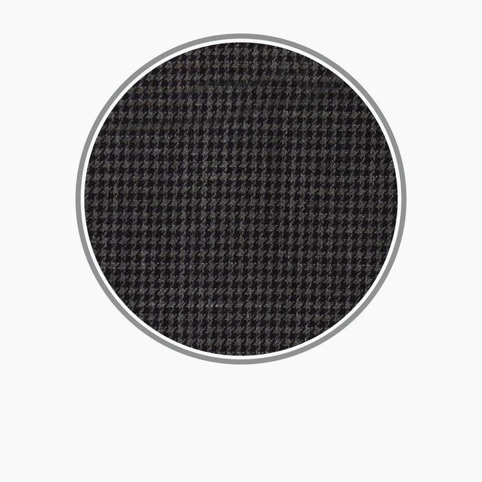 Black Check Cotton Fabric Image 2
