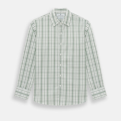 Sage Green Plaid Check Westminster Shirt